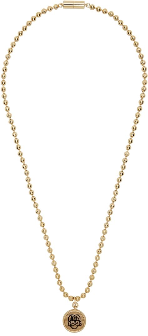 givenchy gioielli|Givenchy gold necklace.